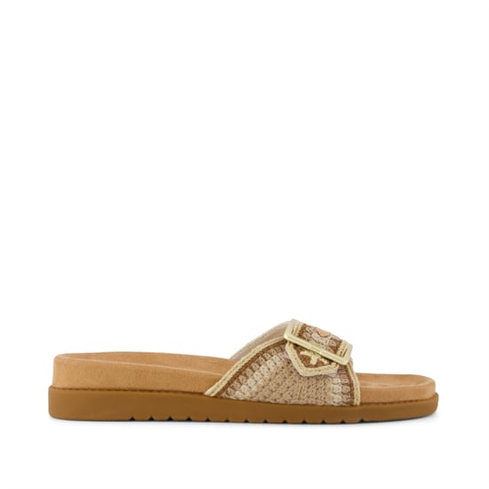 TOMS Marin Slide Textiel Dames Donker Beige Sandalen - Image 2