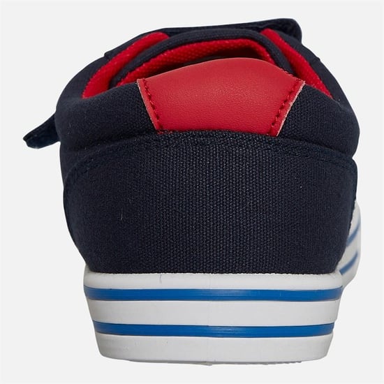 Penguin Junior Regenboog Canvas Navy/Rood Sneakers - Image 4