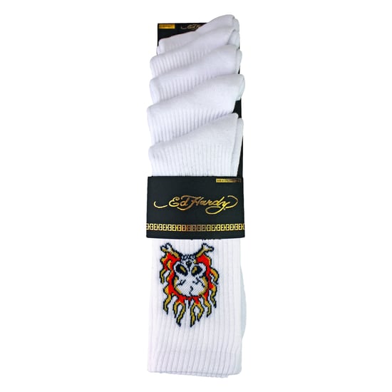 5-pack Heren Crew Sokken met Skull Patroon Zachte Ademend Casual Sokken - Image 2