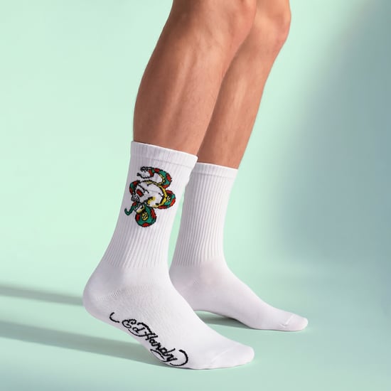5-pack Heren Crew Sokken met Skull Patroon Zachte Ademend Casual Sokken - Image 5