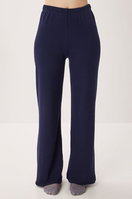 V-hals Geribbelde Gebreide Pyjama Set - Image 3