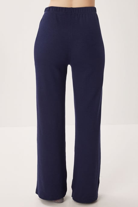 V-hals Geribbelde Gebreide Pyjama Set - Image 5