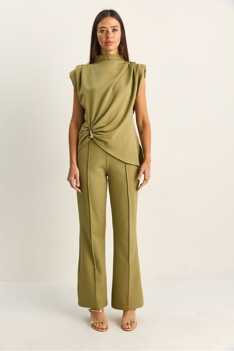 Hooggewogen Flared Leg Co-ord Set - Image 2