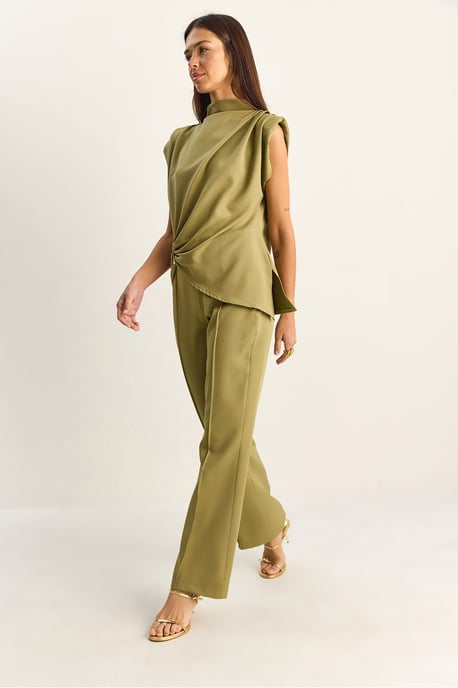 Hooggewogen Flared Leg Co-ord Set - Image 4