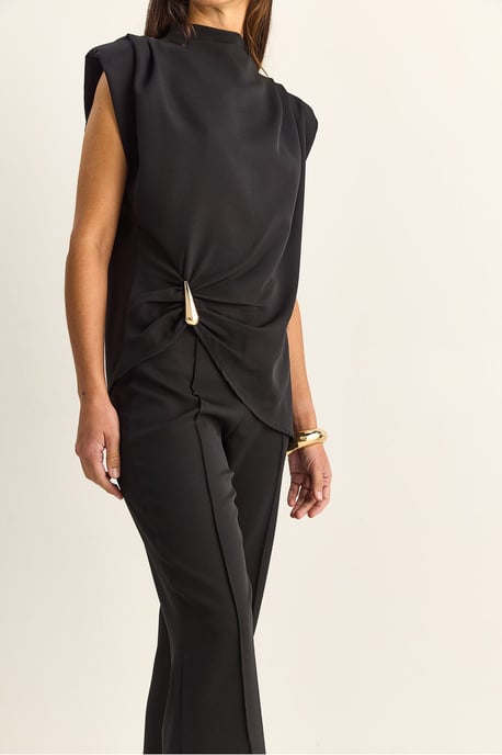 Hoge Taille Flared Leg Co-ord Set - Image 5