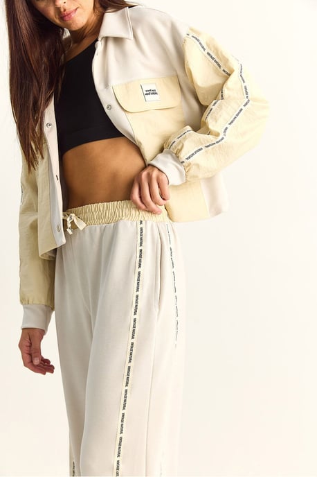 Gestreepte Mid Waist Twee-Delige Set met Zak - Image 6