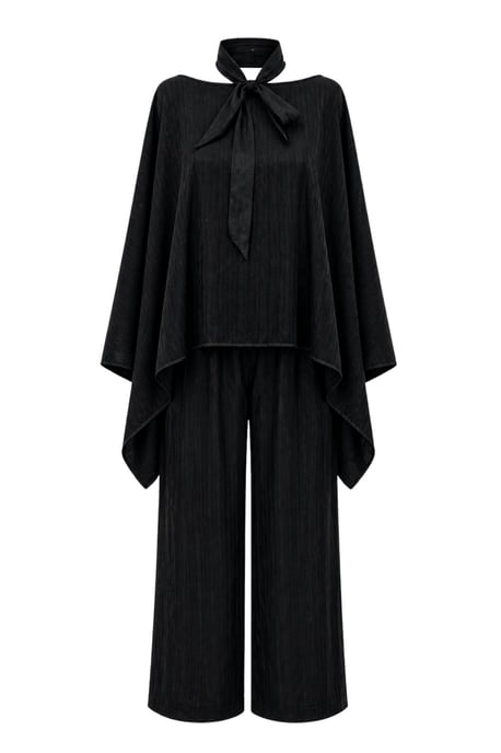 Hoge Taille Coltrui Wijde Pijpen Brei Set - Image 1