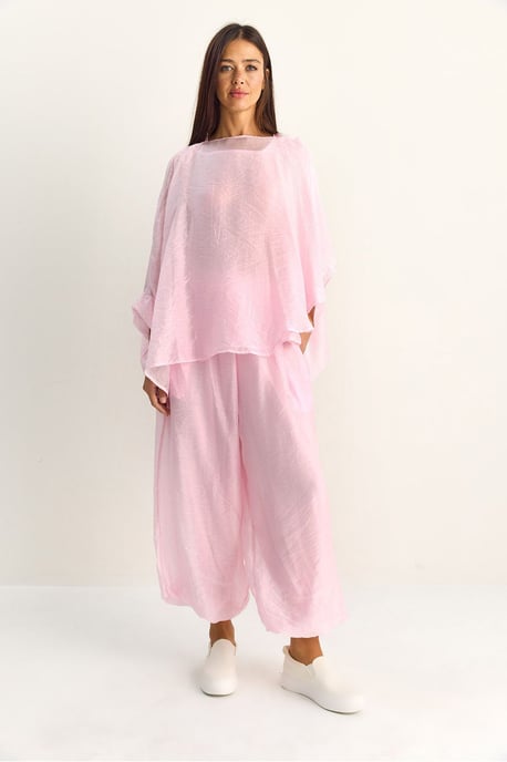 Hoge Taille Wijde Pijpen Twee-Delige Set - Image 2