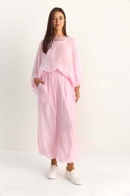 Hoge Taille Wijde Pijpen Twee-Delige Set - Image 4