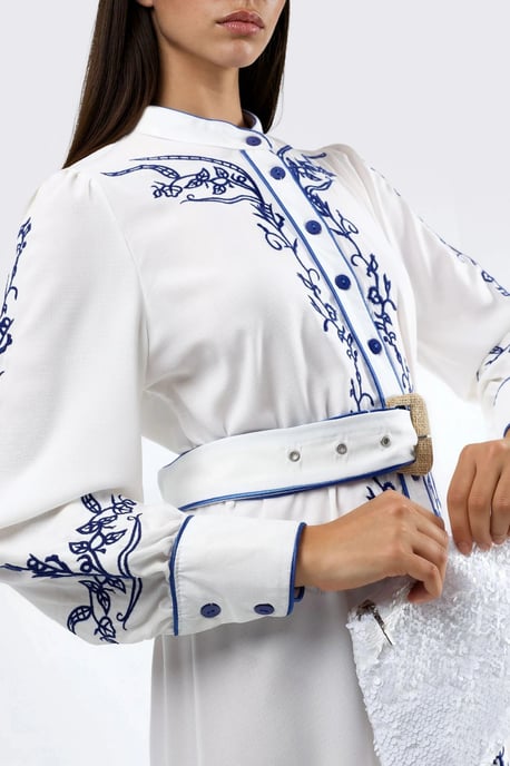 Bloemen Midikleding met Ceintuur - Image 6