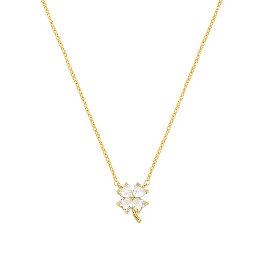 Luxenter collier van 18K geelgoud afgewerkt met briljant zirkonia - Trak - Image 1