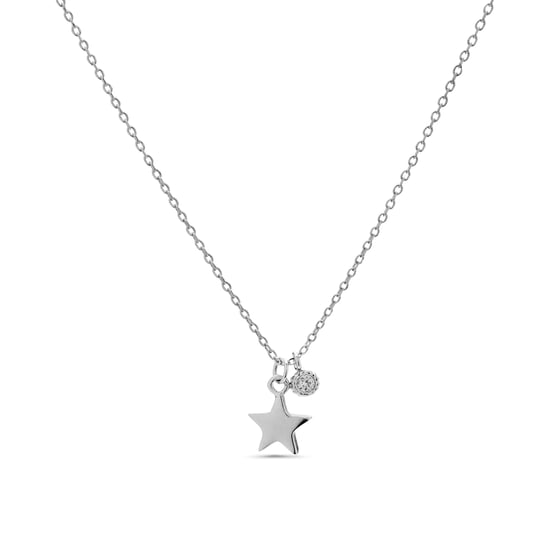 Luxenter Sterling Zilver 925 Ketting met Gerhodineerd Briljant Zirkonia - Nasdic - Image 1