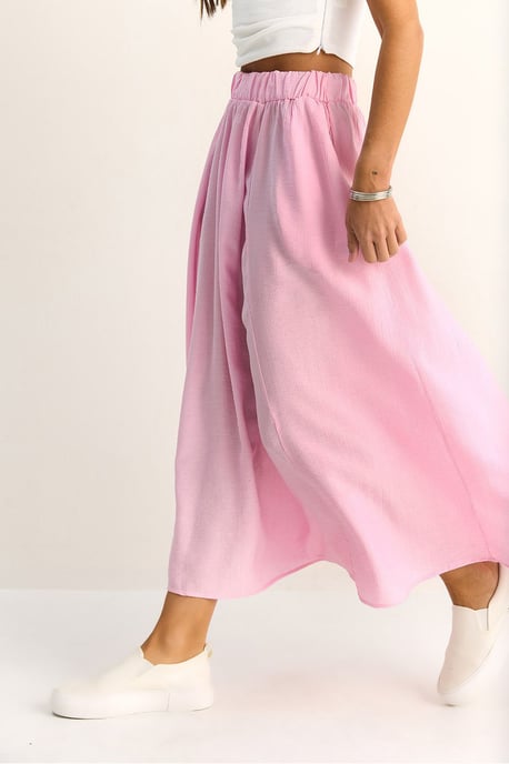 Hoge Taille A-Lijn Maxi Rok met Zakken - Image 6