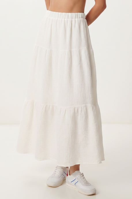 Hoge Taille A-Lijn Maxi Rok - Image 4
