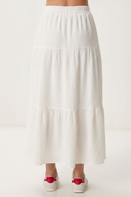 Hoge Taille A-Lijn Maxi Rok - Image 5