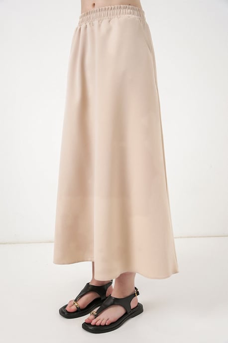 Hoge Taille A-Lijn Maxi Rok - Image 4