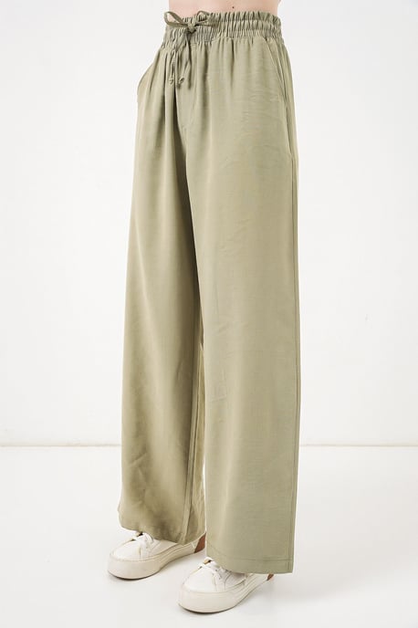 Hoge Taille Wijde Pantalon met Zak - Image 4
