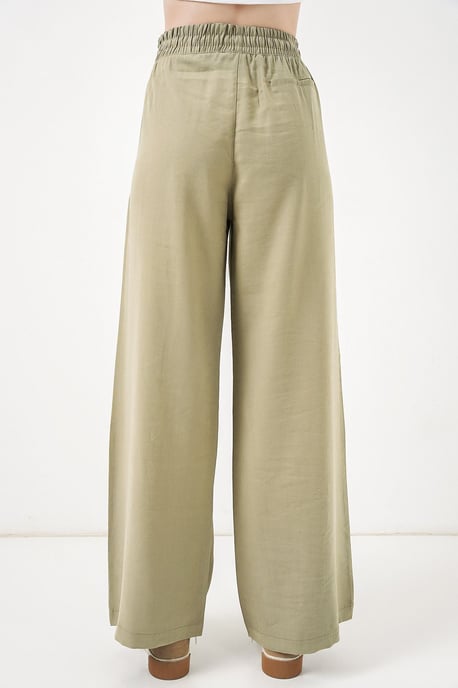 Hoge Taille Wijde Pantalon met Zak - Image 6