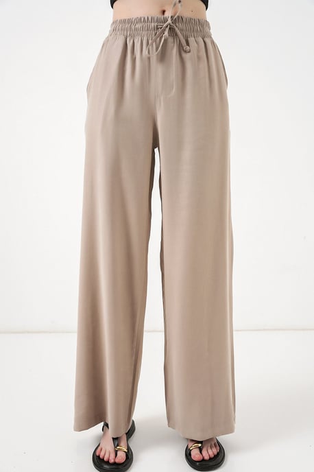 Hoge Taille Wijde Pantalon met Zak - Image 2
