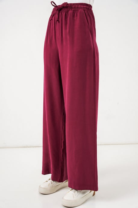 Hoge Taille Wijde Pijpen Broek met Zak - Image 4