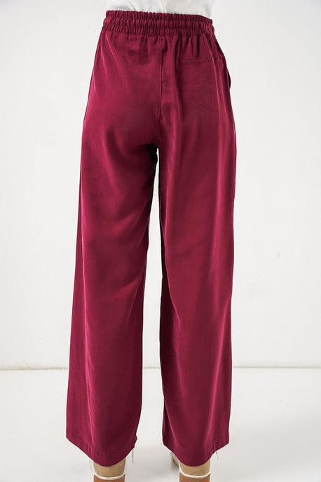 Hoge Taille Wijde Pijpen Broek met Zak - Image 6
