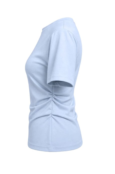 Basis Crew Neck Splits T-Shirt - Image 2
