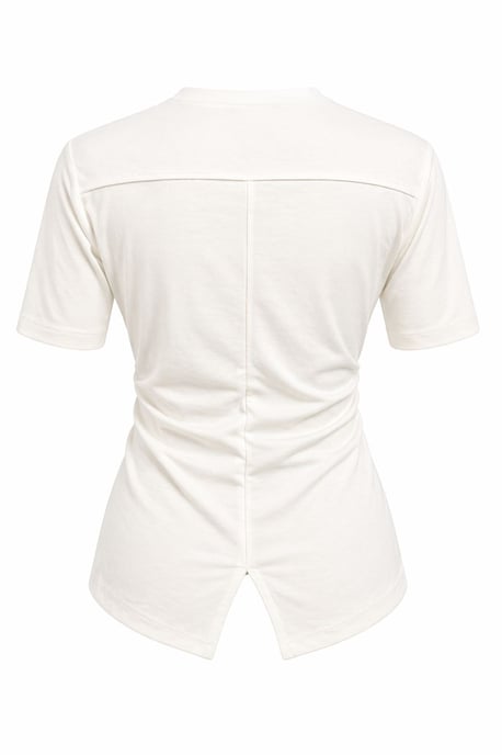 Basis Crew Neck Split T-shirt - Image 3