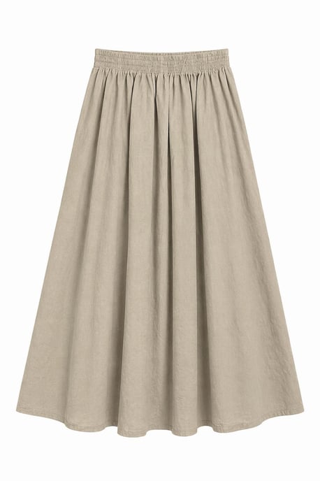 Hoge Taille A-Lijn Midi Rok - Image 3