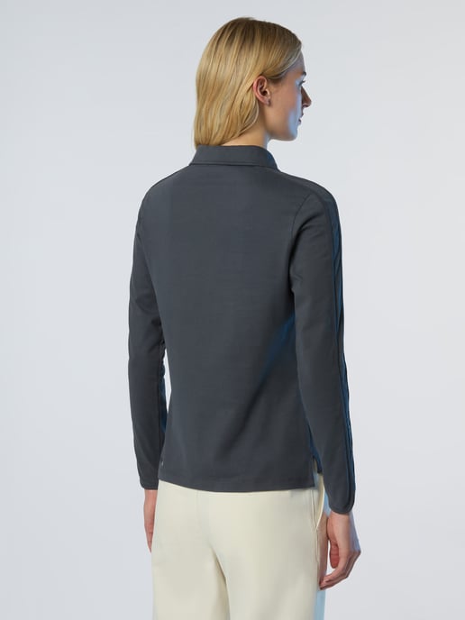 North Sails Polo Shirt Perzikleerstof met lange mouwen - Image 2
