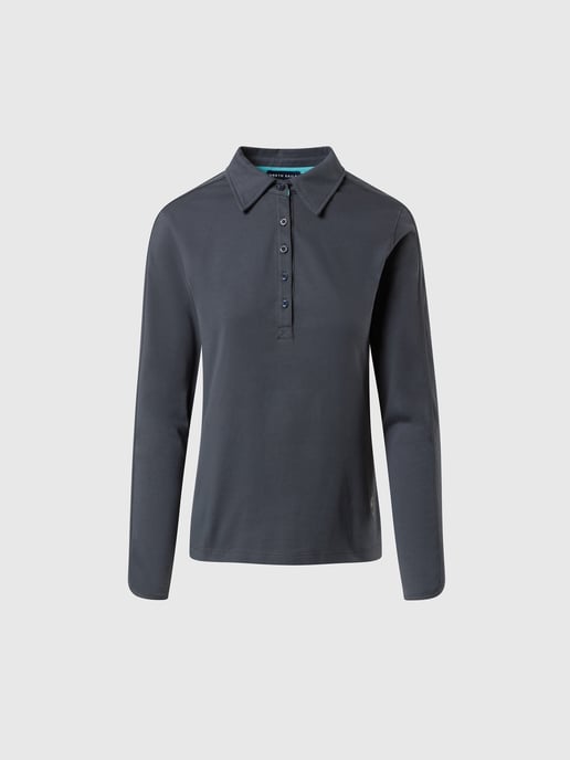 North Sails Polo Shirt Perzikleerstof met lange mouwen - Image 3