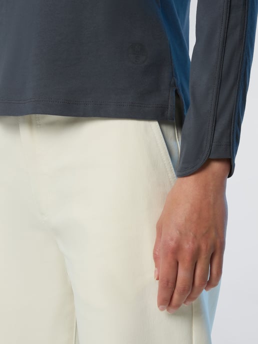 North Sails Polo Shirt Perzikleerstof met lange mouwen - Image 5
