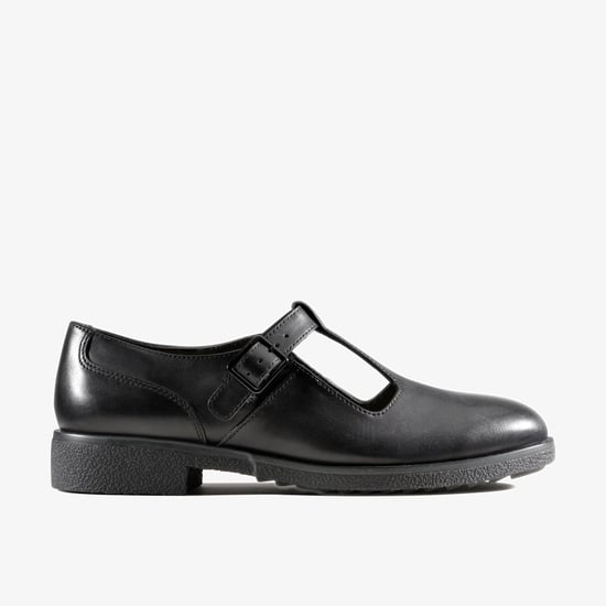 Griffin Stad Zwarte Leren Schoenen - Image 1