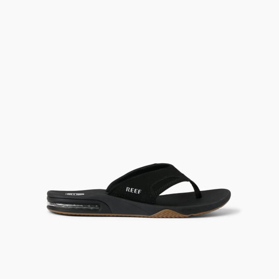 Reef Fanning Flip-Flop Black/Silver - Image 5