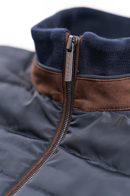 Bugatti Herren Jas met materiaalmix - Image 5