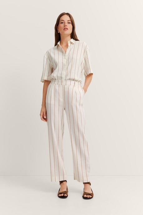 Bugatti Damen Broek met plooi - Image 4