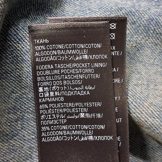 Balenciaga Gewassen Denim Jacket in Blauwe Katoen - Image 4