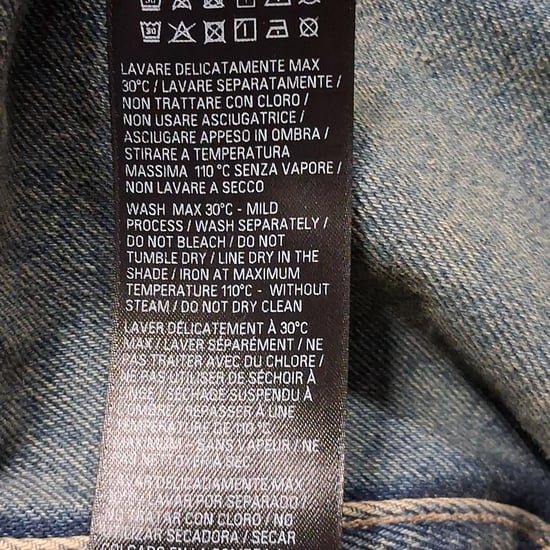 Balenciaga Gewassen Denim Jacket in Blauwe Katoen - Image 5