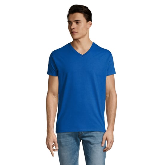 SOLS Heren Imperial V Hals T-shirt (Koningsblauw) - Image 1