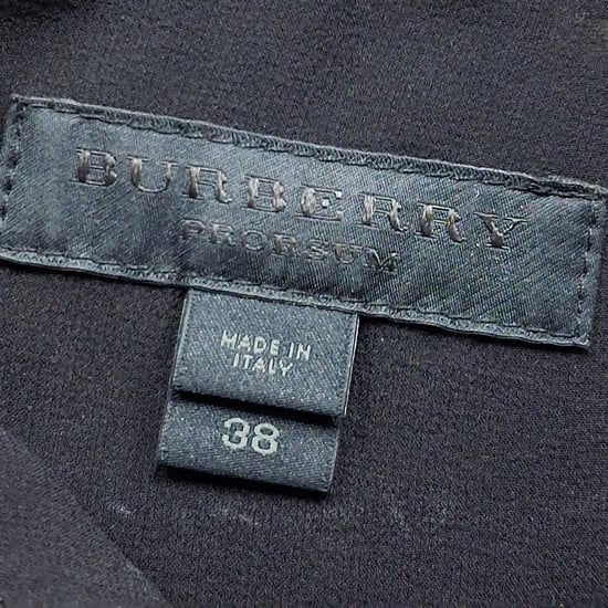 Burberry Prorsum Geborduurd Kant Gedetailleerde Midi Jurk in Zwart Polyester - Image 3