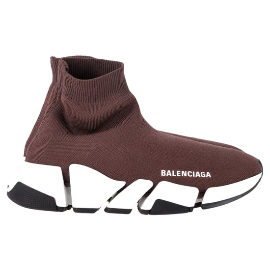 Balenciaga Speed 2.0 Sneakers in Bruin Polyester - Image 1