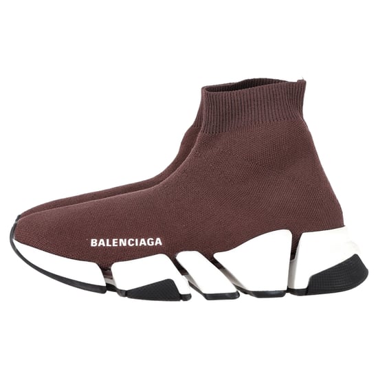 Balenciaga Speed 2.0 Sneakers in Bruin Polyester - Image 5