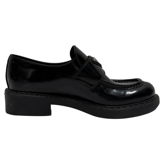 Prada loafers van geborsteld zwart leer - Image 1