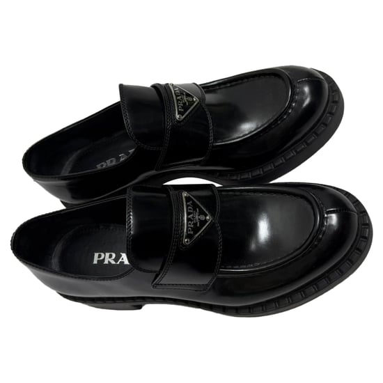 Prada loafers van geborsteld zwart leer - Image 5