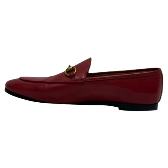 Gucci Jordaan loafers van rood kalfsleer - Image 4
