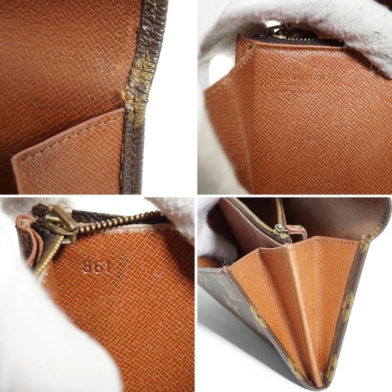Louis Vuitton Vintage stoffen portemonnee Sarah - Image 6