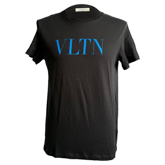 Valentino VLTN Logo T-Shirt van Zwart Katoen - Image 1