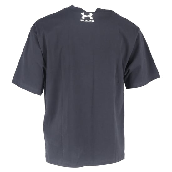 Balenciaga x Under Armour Logo-Gestikte T-Shirt in Zwart Katoen - Image 3
