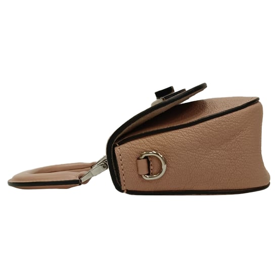 Miu Miu Mini Top Handle Bag in beige leer - Image 6