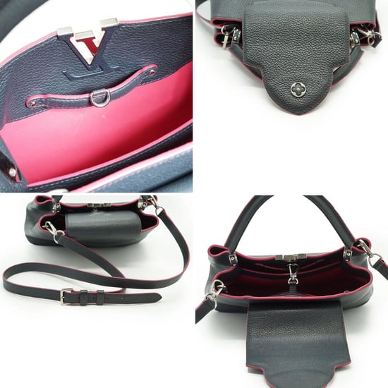 Louis Vuitton leren handtas Capucines - Image 5