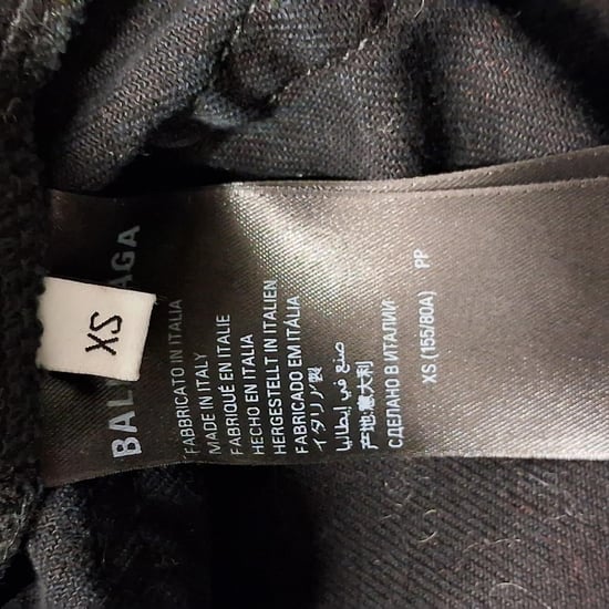 Balenciaga Gewassen Gedeconstrueerde Denimjack in Zwarte Katoen - Image 6